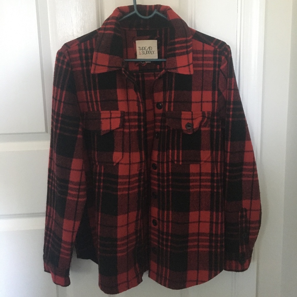 Thread & Supply Buffalo Plaid Flannel Jacket